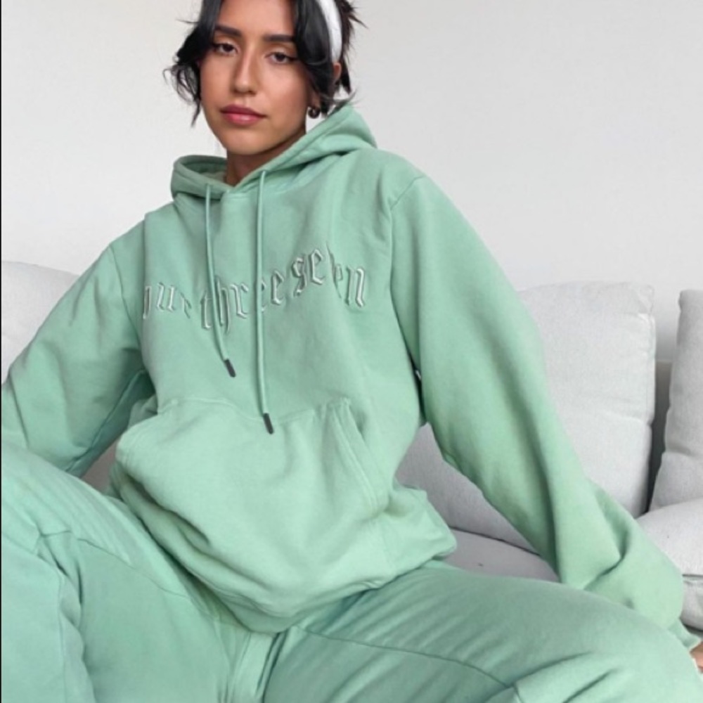 ✨437✨Sweatsuit Hoodie Set in Sage